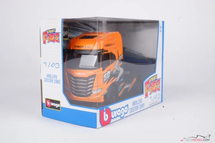 Iveco S-WAY 570 oranžové, 1:43 Bburago