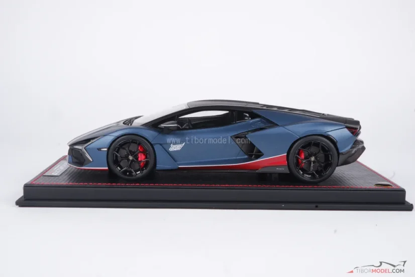 Lamborghini Revuelto NA63 (2026) kék, 1:18 MR Collection