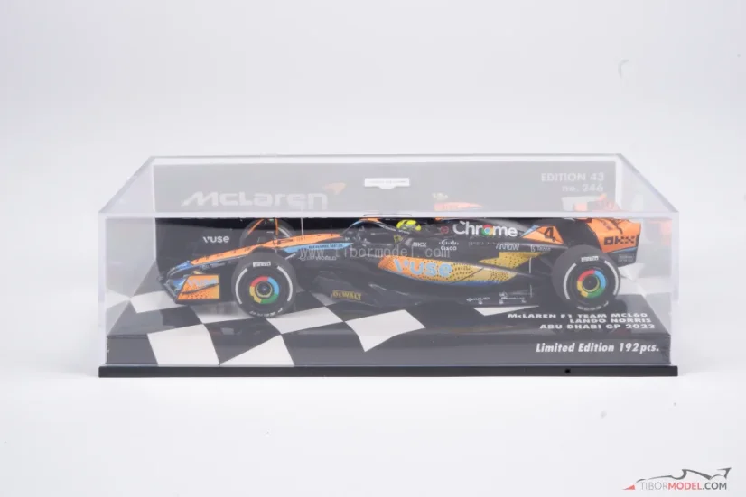 McLaren MCL60 - Lando Norris (2023), VC Abu Dhabi, 1:43 Minichamps