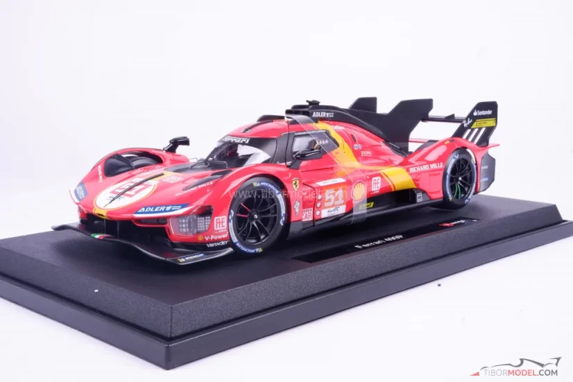 Ferrari 499P - #51, Vítěz 24H Le Mans 2023, 1:18 Bburago