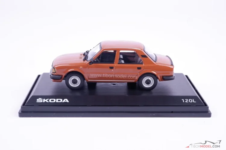 Skoda 120L (1984), cinnamon brown, 1:43 Abrex