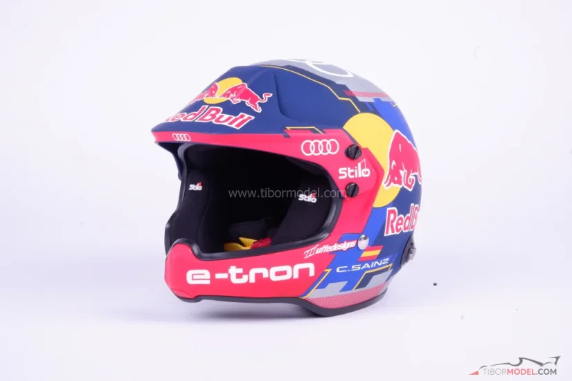 Carlos Sainz 2024 Dakar Rally mini helmet, 1:2 Stilo