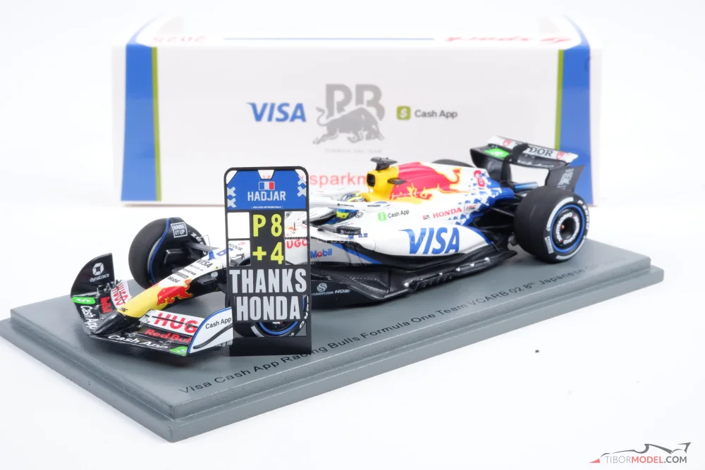 Model Racing Bulls VCARB 02 Hadjar 2025, 1:43 Spark | Tibormodel.com