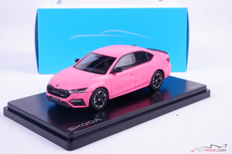 Skoda Octavia IV RS (2020) pink, 1:43 Abrex