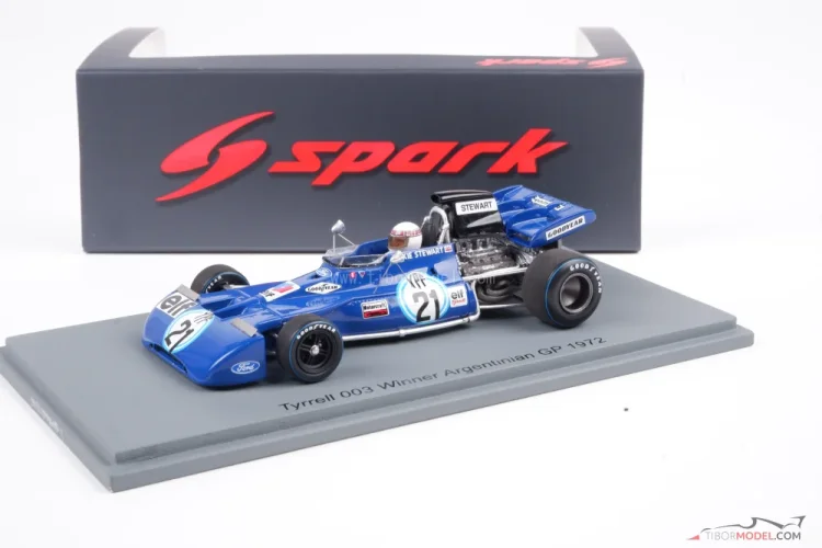Tyrrell 003 - Jackie Stewart (1972), Győztes Argentin Nagydíj, 1:43 Spark