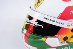 Charles Leclerc 2022 VC Brazílie, Ferrari přilba, 1:2 Bell