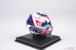 Oliver Bearman 2025 British GP mini helmet, Haas F1 Team helmet, 1:5 Spark
