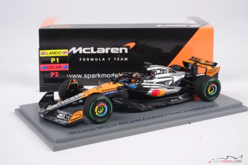 McLaren MCL39 - Oscar Piastri (2025), British GP 1:43 Spark