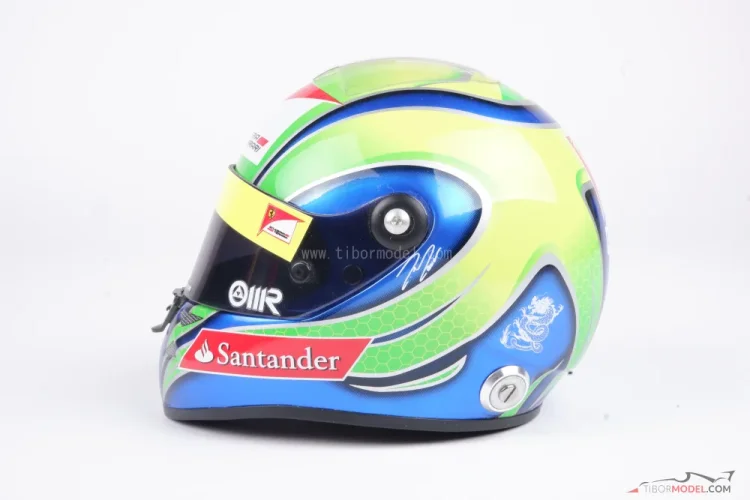 Felipe Massa 2012 mini přilba, Scuderia Ferrari, 1:2 Schuberth