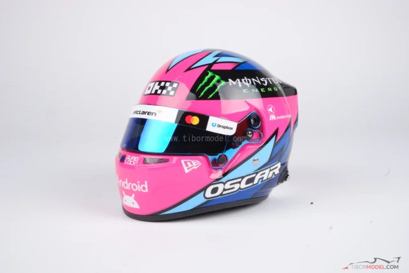 Oscar Piastri 2025 Las Vegas GP mini helmet, McLaren, 1:2 Bell
