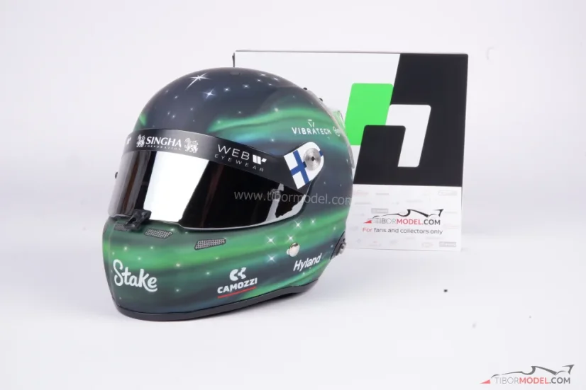 Valtteri Bottas 2024 Kick Sauber mini helmet, 1:2 Stilo