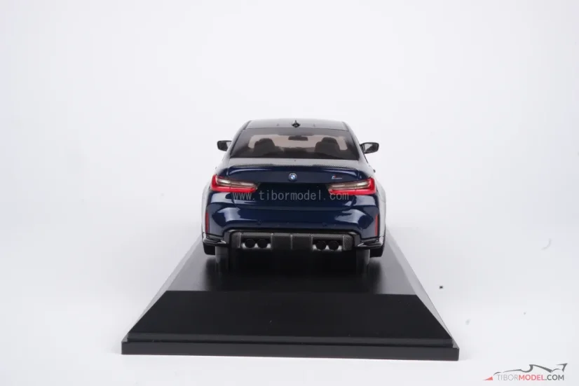 BMW M3 (2020) blue metallic, 1:18 Minichamps