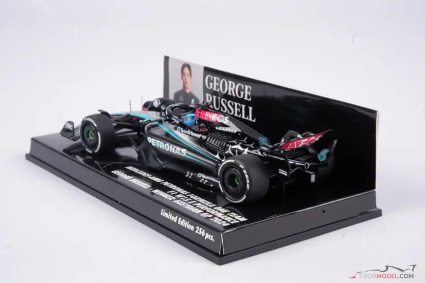 Mercedes W15 - George Russell (2024), Winner Austrian GP, 1:43 Minichamps
