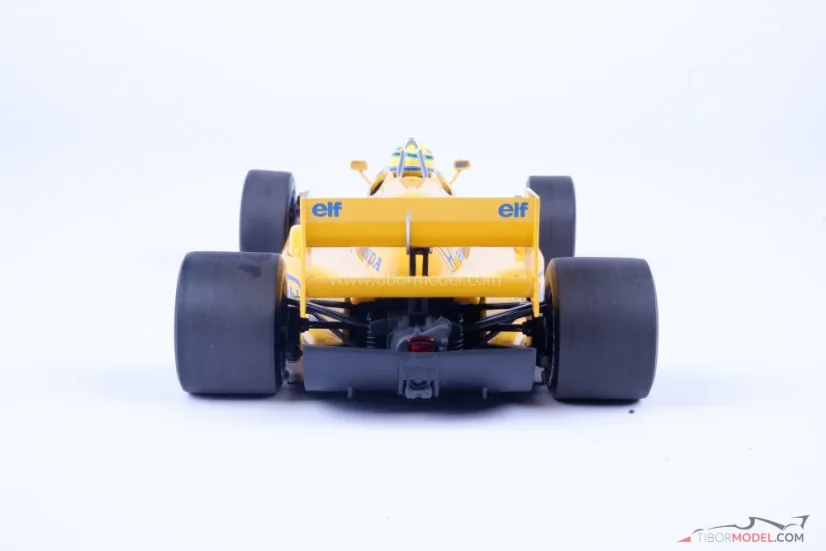Lotus Honda 99T - Ayrton Senna (1987), 1st win at Monaco, dirty version, 1:18 Minichamps