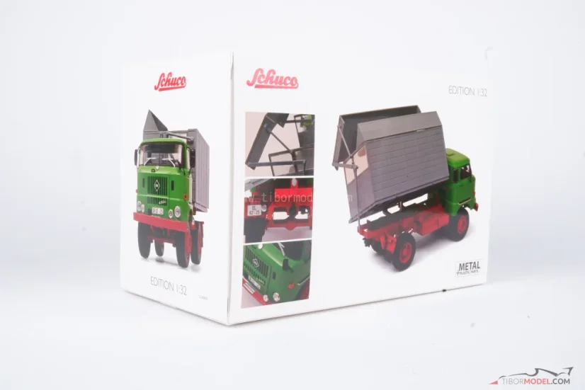 IFA W50 SHA senážní nástavba, zelená, 1:32 Schuco