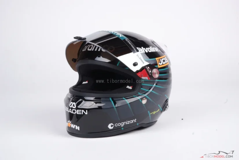 Lance Stroll 2026 Aston Martin mini helmet, 1:2 Stilo