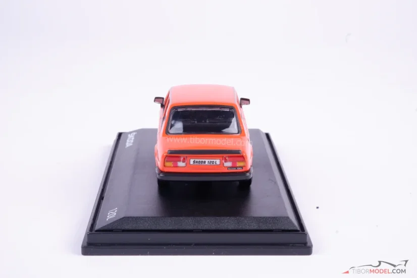 Škoda 120L (1984), oranžová, 1:43 Abrex