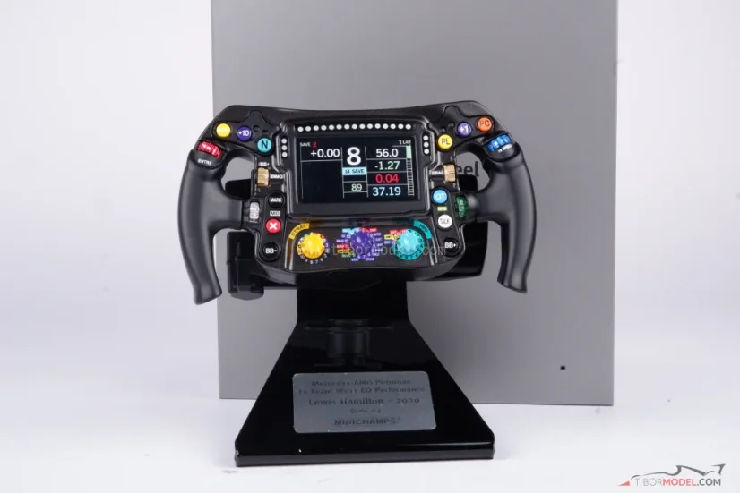 Mercedes W11 (2020) steering wheel, L. Hamilton, 1:2 Minichamps