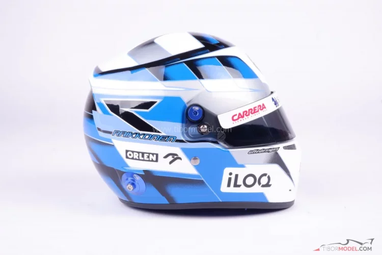 Kimi Raikkonen 2021 Alfa Romeo helmet, last race, 1:2 Bell