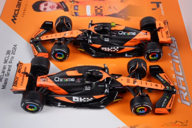 McLaren MCL38 Norris + Piastri (2024), dvojbalenie, 1:43 BBurago