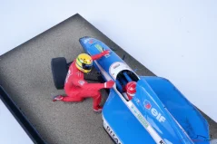 Ligier JS37 - Comas - Senna 1992, nehoda Belgicko, 1:18