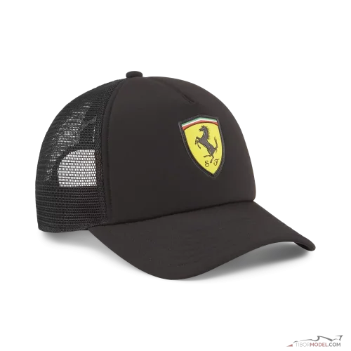 Šiltovka Scuderia Ferrari 2024 čierna, štýl trucker