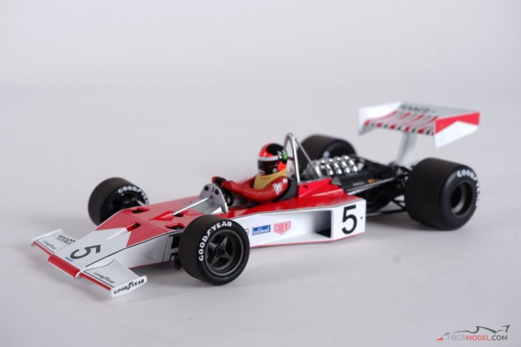 McLaren Ford M23 - E. Fittipaldi (1974), World Champion, 1:18 Minichamps