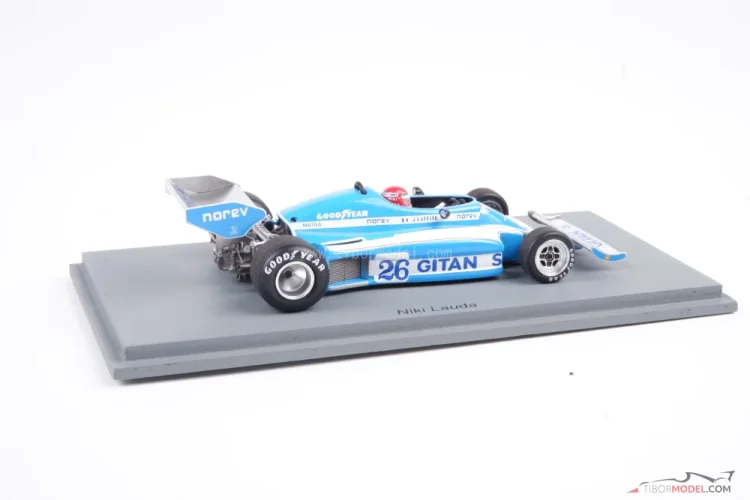 Model Ligier JS7 Lauda, Zandvoort, 1977 1:43 Spark | Tibormodel.com