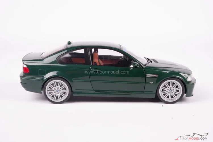 BMW E46 M3 Coupé (2000) zelené, 1:18 Solido