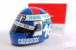 Charles Leclerc 2021 Ferrari helmet MW, Monaco GP, 1:2 Bell