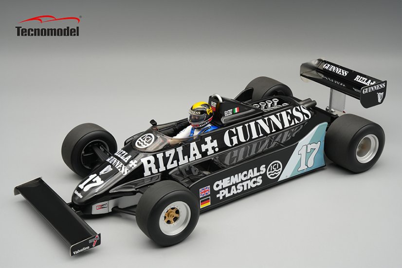 March 811 - Derek Daly (1981), Gereman GP, with driver figurine 1:18 Tecnomodel