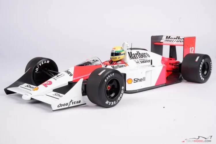 Model car McLaren MP4/4 Senna 1988, 1:12 Minichamps Model car McLaren MP4/4 Senna 1988, 1:12 Minichamps