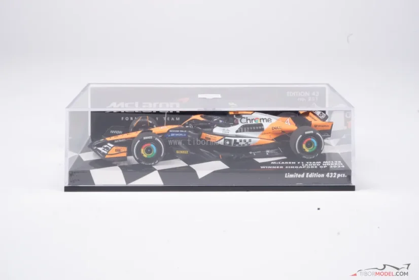 McLaren MCL38 - Lando Norris (2024), VC Singapuru, 1:43 Minichamps