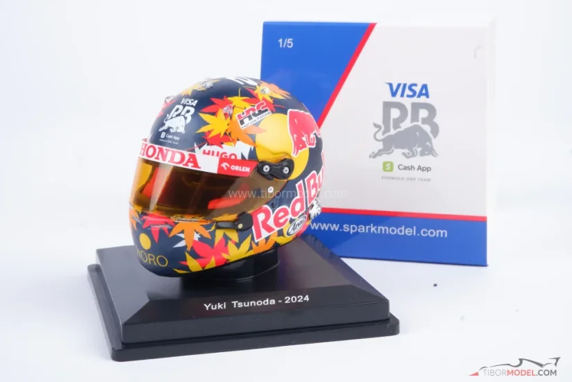 Yuki Tsunoda 2024, Visa RB helmet, 1:5 Spark