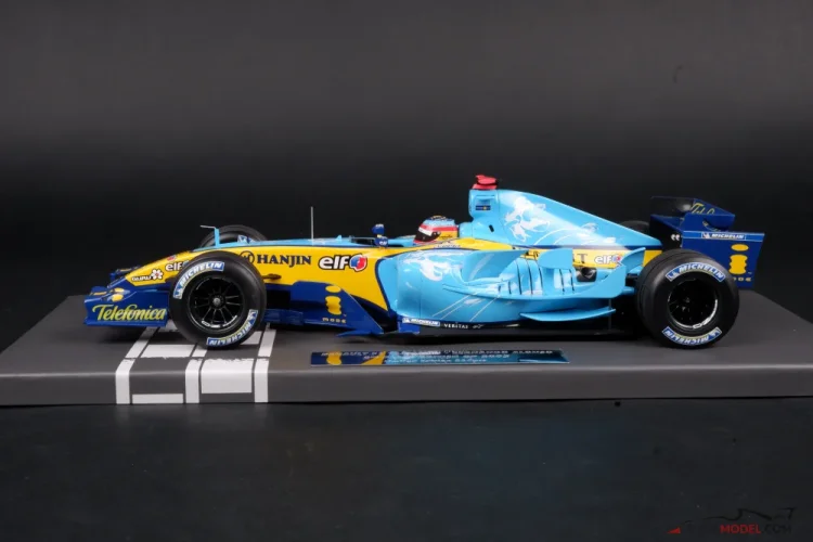 Renault R25 - Fernando Alonso (2005), VC Veľkej Británie, 1:18 Minichamps