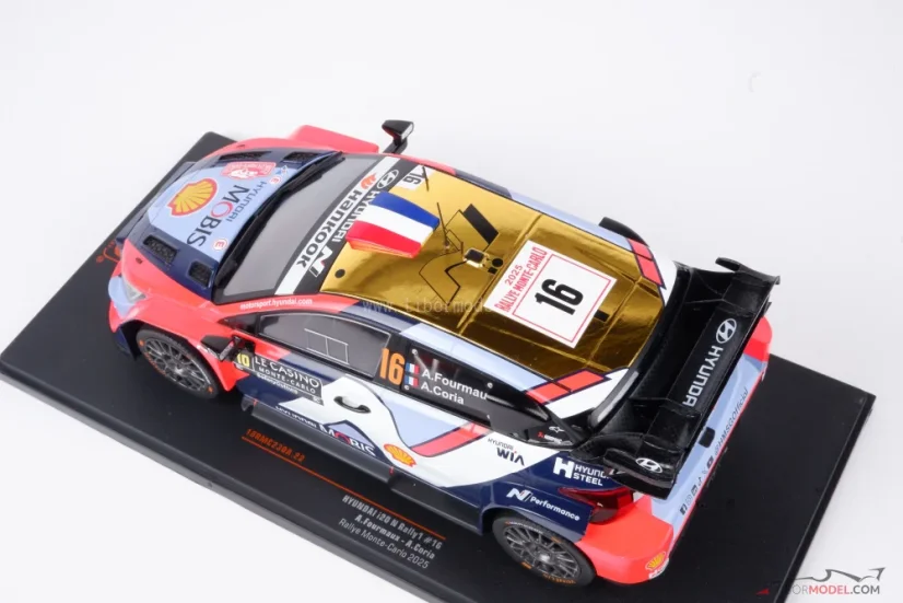 Hyundai i20 N - Fourmaux/Coria (2025) Rally Monte Carlo, 1:18 Ixo