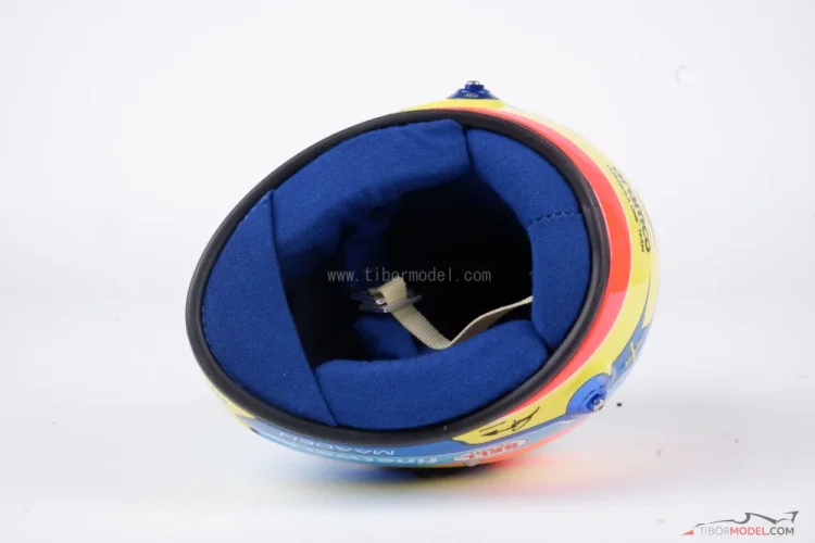 Fernando Alonso 2025 Aston Martin mini prilba, 1:2 Bell