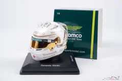 Fernando Alonso 2025 Chinese GP mini helmet, Aston Martin, 1:5 Spark