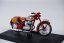 Jawa 350 Pérák oldaltáskákkal, bordó (1950), 1:18 Abrex