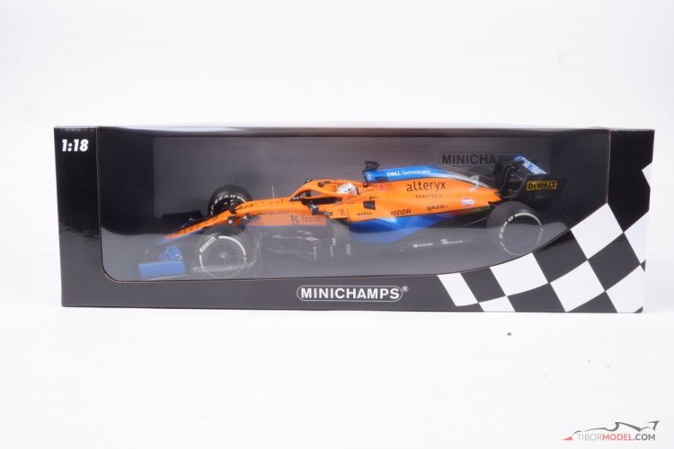McLaren MCL35M - D. Ricciardo (2021), Győztes Olasz Nagydíj, 1:18 Minichamps