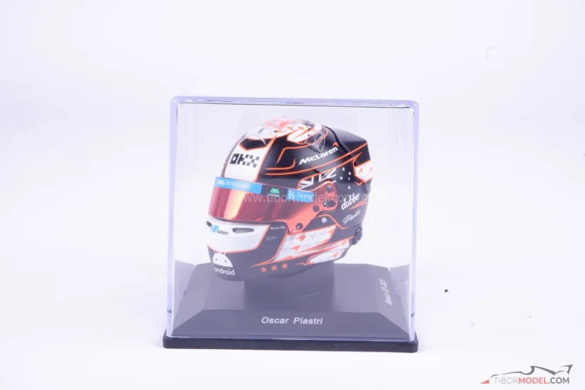 Oscar Piastri 2023, GP Monaco McLaren helmet, 1:5 Spark