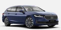 Skoda Superb Combi L&K 130 (2024) ezüst, 1:18 Solido