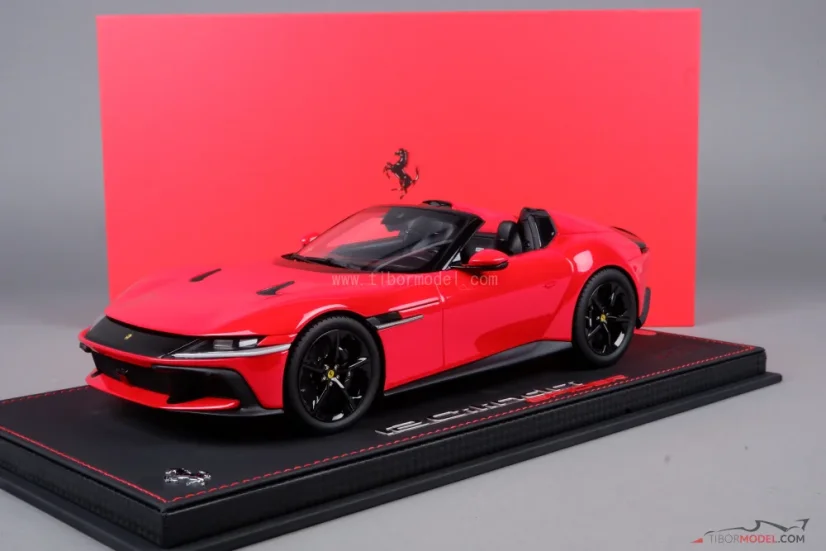 Ferrari 12Cilindri Spider piros, 1:18 BBR