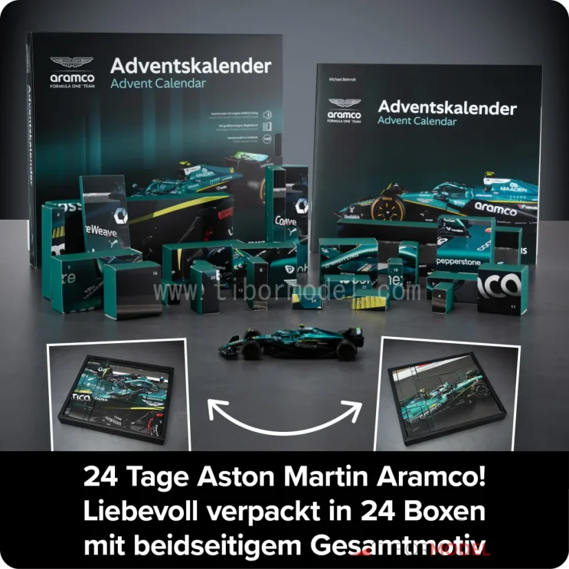 Aston Martin makett - Adventi naptár