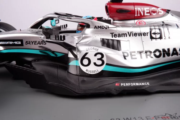 Mercedes W13 - George Russell (2022), VC Belgicka, 1:18 Spark