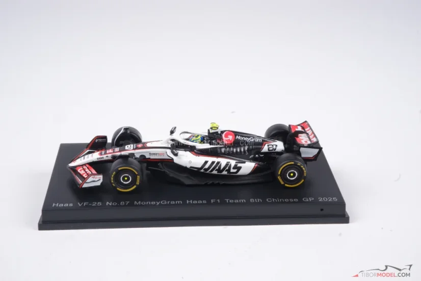 Haas VF-25 - Oliver Bearman (2025) VC Číny, 1:64 Spark
