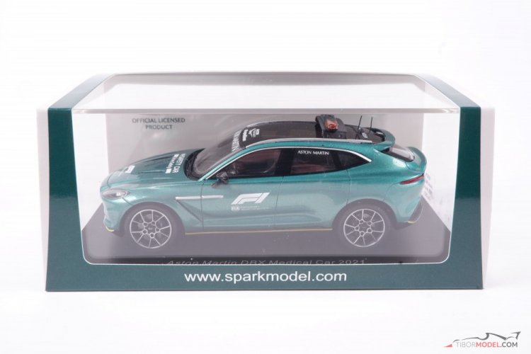Model Medical car Aston Martin DBX, 1:43 Spark | Tibormodel.com