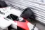 Diorama McLaren MP4/4 - A. Senna nehoda VC Monaka 1988, 1:18