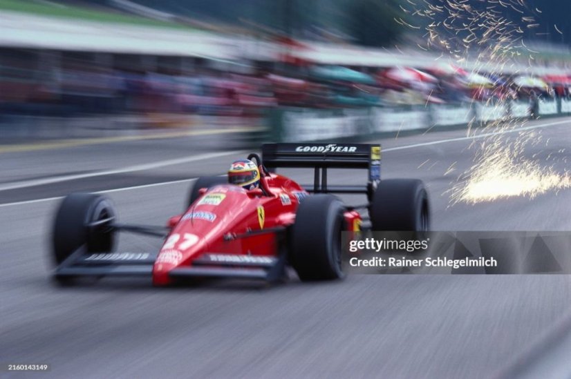 Ferrari F1-87 - Michele Alboreto (1987), Australian GP, with driver figure, 1:18 GP Replicas