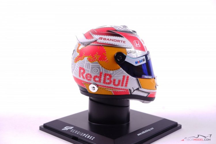 Sergio Perez 2021 Red Bull helmet, Austrian GP, 1:4 Schuberth